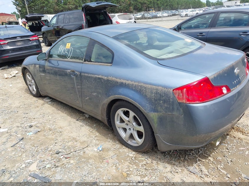 2005 Infiniti G35 VIN JNKCV54E25M418785 IAAI salvage auction — NORMAL WEAR, Clear (Virginia), sold $2,025 on 2026-07-20 (photo 3)