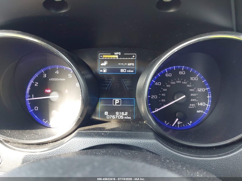 2018 Subaru LEGACY VIN 4S3BNAH6XJ3032382 IAAI salvage auction — WATER/FLOOD, Salvage (Pennsylvania), sold $3,100 on 2026-07-31 (photo 7)
