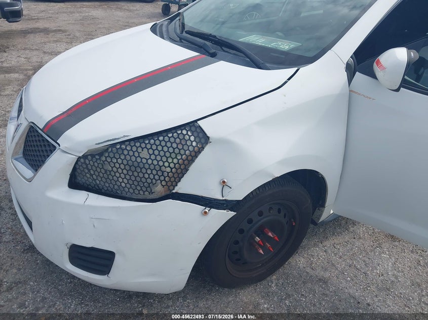 2010 Pontiac Vibe VIN 5Y2SP6E84AZ410206 IAAI salvage auction — FRONT & REAR, Rebuildable (Florida), sold $1,250 on 2026-08-19 (photo 6)