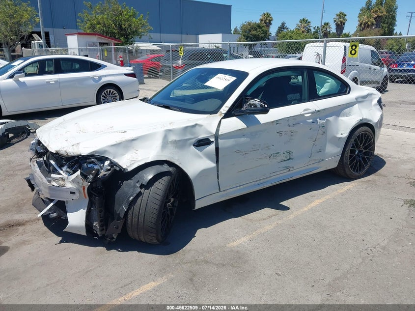 2021 BMW M2 VIN WBS2U7C02M7H03528 IAAI salvage auction — FRONT END, Salvage Title, sold $18,000 on 2026-08-17 (photo 2)