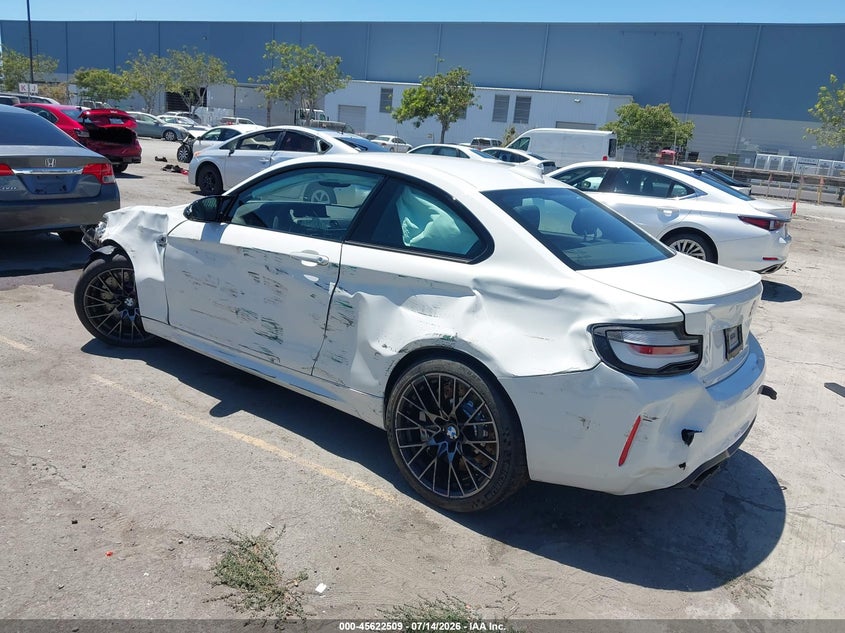 2021 BMW M2 VIN WBS2U7C02M7H03528 IAAI salvage auction — FRONT END, Salvage Title, sold $18,000 on 2026-08-17 (photo 3)