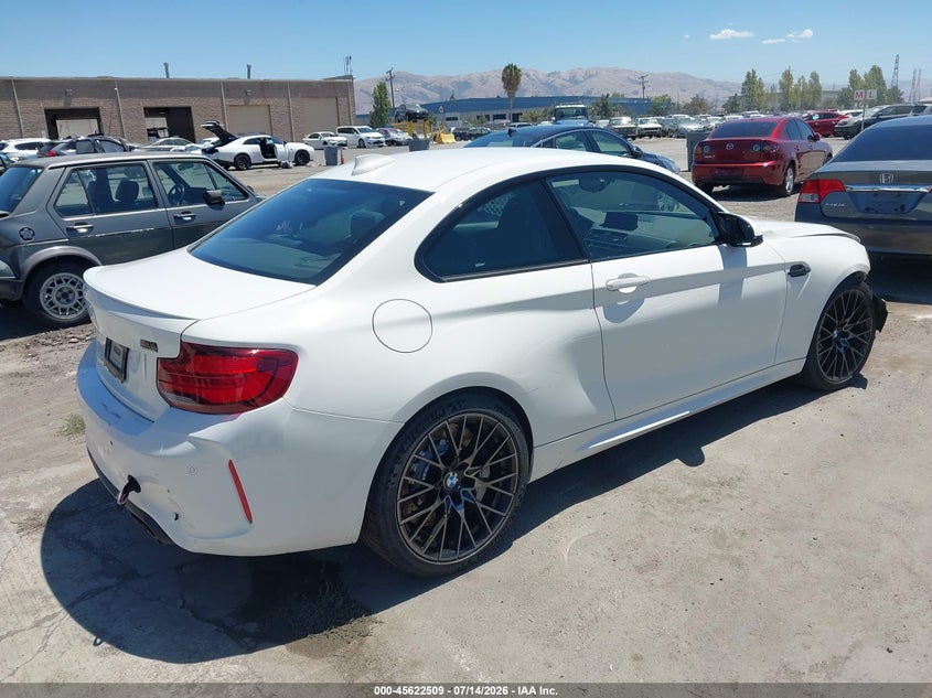 2021 BMW M2 VIN WBS2U7C02M7H03528 IAAI salvage auction — FRONT END, Salvage Title, sold $18,000 on 2026-08-17 (photo 4)