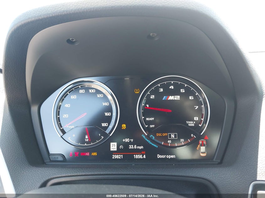 2021 BMW M2 VIN WBS2U7C02M7H03528 IAAI salvage auction — FRONT END, Salvage Title, sold $18,000 on 2026-08-17 (photo 7)