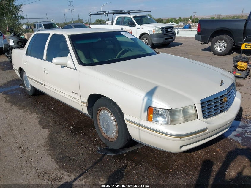 1999 Cadillac Deville VIN 1G6KE54Y1XU704107 IAAI salvage auction — REAR END, Clear (New Mexico), sold $25 on 2026-07-29 (photo 1)