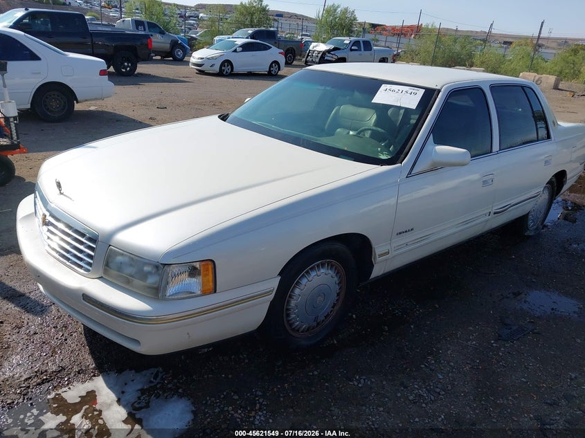 1999 Cadillac Deville VIN 1G6KE54Y1XU704107 IAAI salvage auction — REAR END, Clear (New Mexico), sold $25 on 2026-07-29 (photo 2)