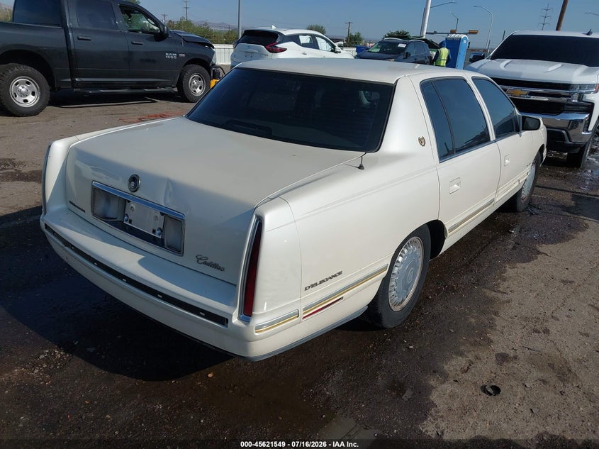 1999 Cadillac Deville VIN 1G6KE54Y1XU704107 IAAI salvage auction — REAR END, Clear (New Mexico), sold $25 on 2026-07-29 (photo 4)