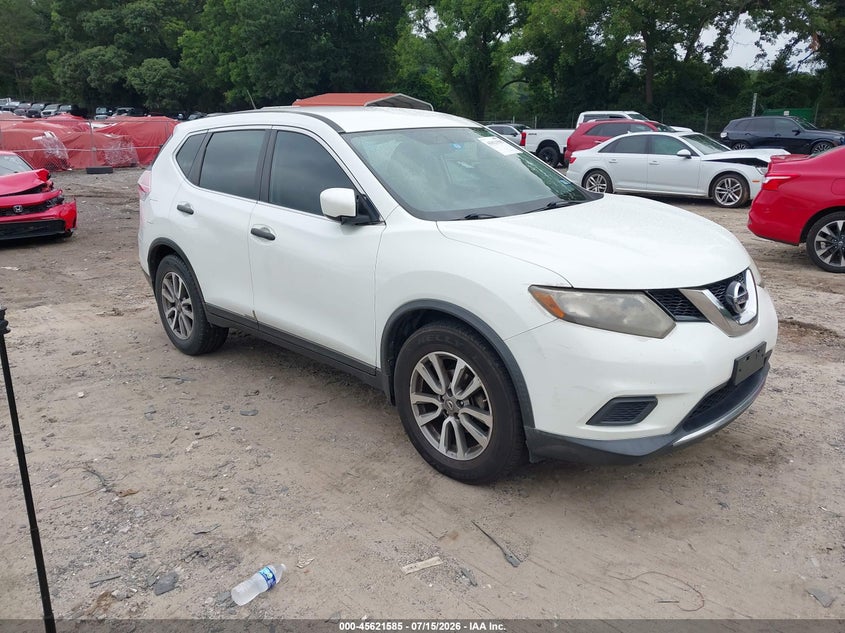 2016 Nissan Rogue VIN KNMAT2MT5GP613552 IAAI salvage auction — NORMAL WEAR, Clear (Georgia), sold $900 on 2026-07-31 (photo 1)