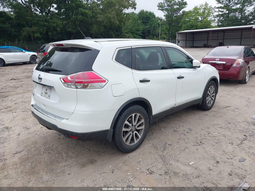 2016 Nissan Rogue VIN KNMAT2MT5GP613552 IAAI salvage auction — NORMAL WEAR, Clear (Georgia), sold $900 on 2026-07-31 (photo 4)