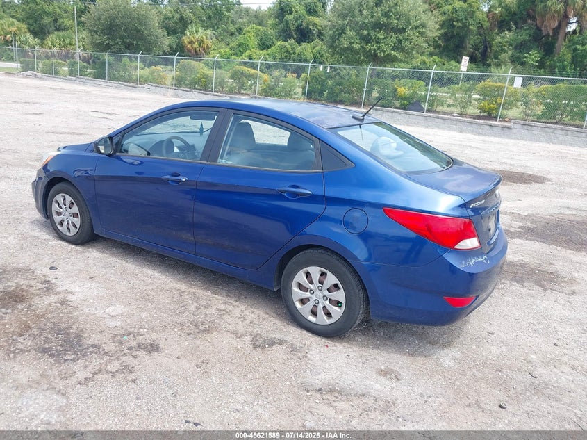 2016 Hyundai Accent VIN KMHCT4AE9GU963385 IAAI salvage auction — NORMAL WEAR, Clear (Montana), sold $25 on 2026-07-24 (photo 3)
