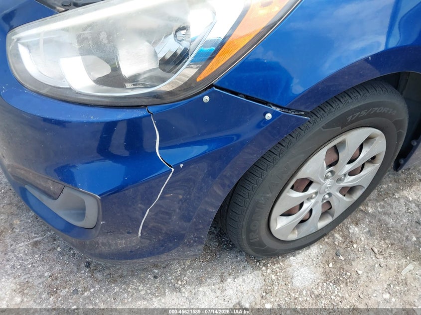 2016 Hyundai Accent VIN KMHCT4AE9GU963385 IAAI salvage auction — NORMAL WEAR, Clear (Montana), sold $25 on 2026-07-24 (photo 6)