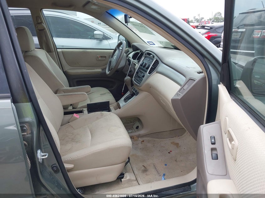 2005 Toyota Highlander VIN JTEDP21A050057821 IAAI salvage auction — NORMAL WEAR, Original (Texas), sold $25 on 2026-07-28 (photo 5)