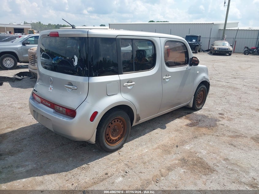 2010 Nissan Cube VIN JN8AZ2KR0AT152124 IAAI salvage auction — NORMAL WEAR, Clear (Oklahoma), sold $150 on 2026-07-22 (photo 4)