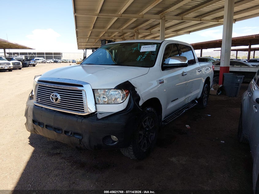 2010 Toyota Tundra VIN 5TFFY5F11AX092647 IAAI salvage auction — NORMAL WEAR, Clear (Arizona), sold $1,150 on 2026-07-28 (photo 2)