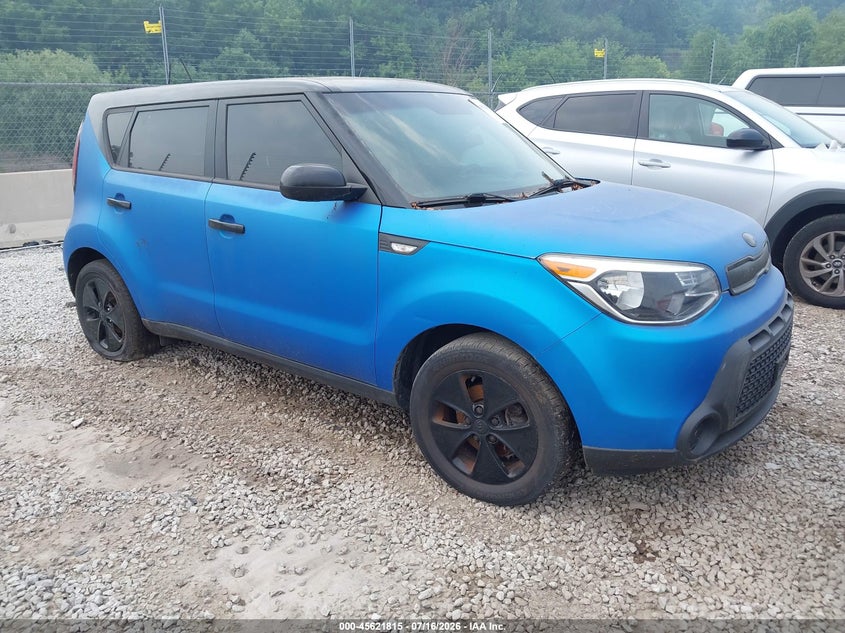 2014 Kia Soul VIN KNDJN2A22E7103243 IAAI salvage auction — NORMAL WEAR, Clear (Illinois), sold $25 on 2026-07-29 (photo 1)