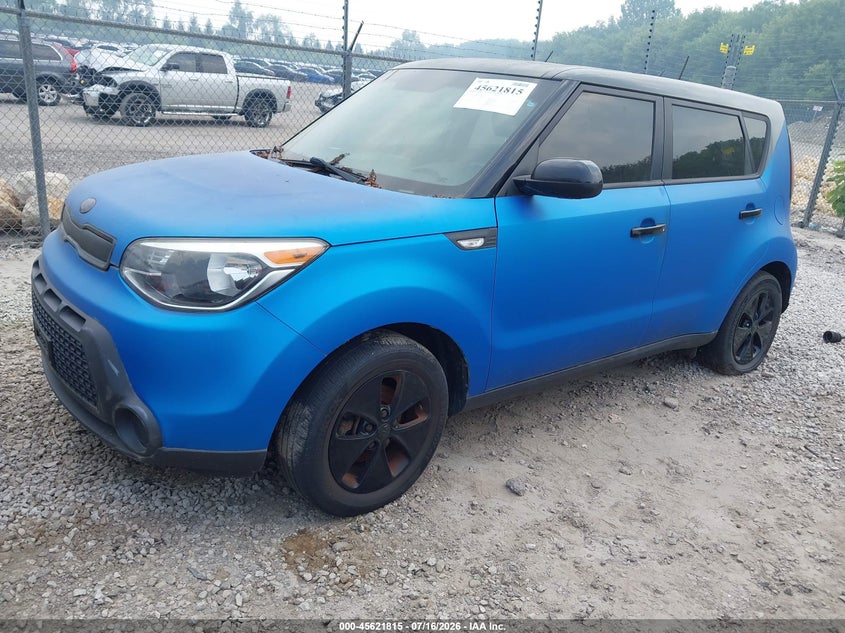 2014 Kia Soul VIN KNDJN2A22E7103243 IAAI salvage auction — NORMAL WEAR, Clear (Illinois), sold $25 on 2026-07-29 (photo 2)