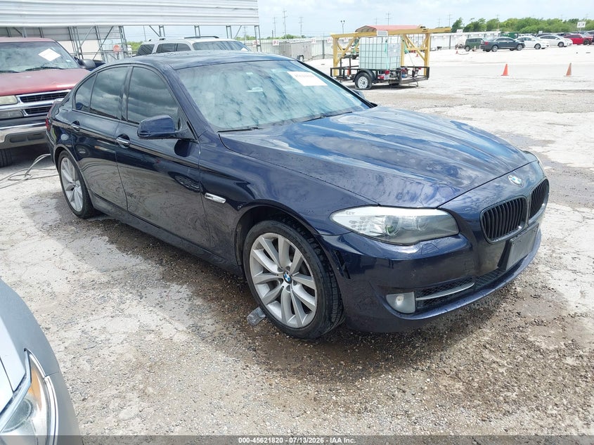 2011 BMW 5 series VIN WBAFR7C5XBC603004 IAAI salvage auction — NORMAL WEAR, Original (Texas), sold $600 on 2026-08-03 (photo 1)
