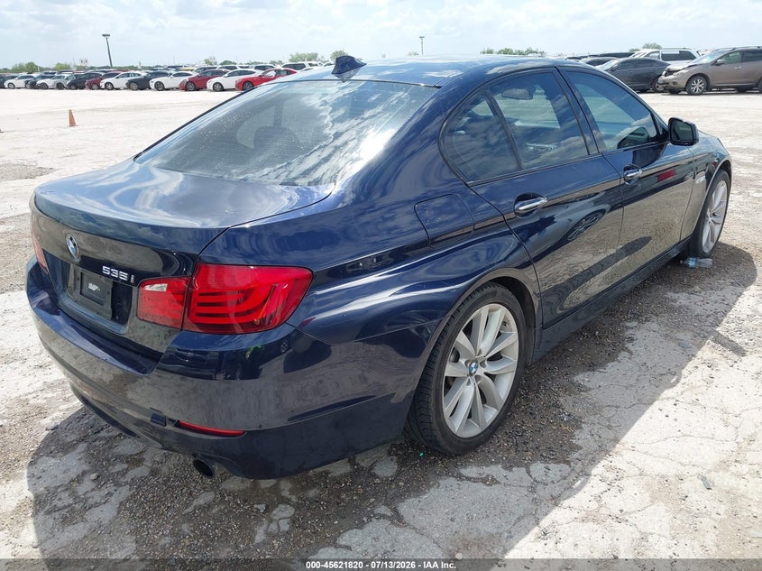 2011 BMW 5 series VIN WBAFR7C5XBC603004 IAAI salvage auction — NORMAL WEAR, Original (Texas), sold $600 on 2026-08-03 (photo 4)