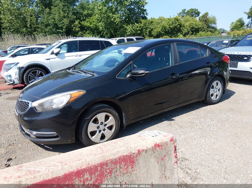 2015 Kia Forte VIN KNAFX4A6XF5330866 IAAI salvage auction — NORMAL WEAR, Clear (Maryland), sold $600 on 2026-07-30 (photo 2)