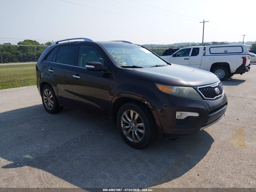 2011 Kia Sorento VIN 5XYKW4A24BG094444 IAAI salvage auction — NORMAL WEAR, Clear (Missouri), sold $25 on 2026-07-30 (photo 1)