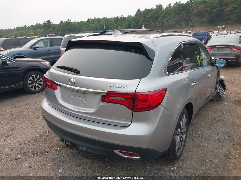 2016 Acura Mdx VIN 5FRYD4H48GB056915 IAAI salvage auction — Unknown, Wait Title, sold $1,100 on 2026-09-05 (photo 4)