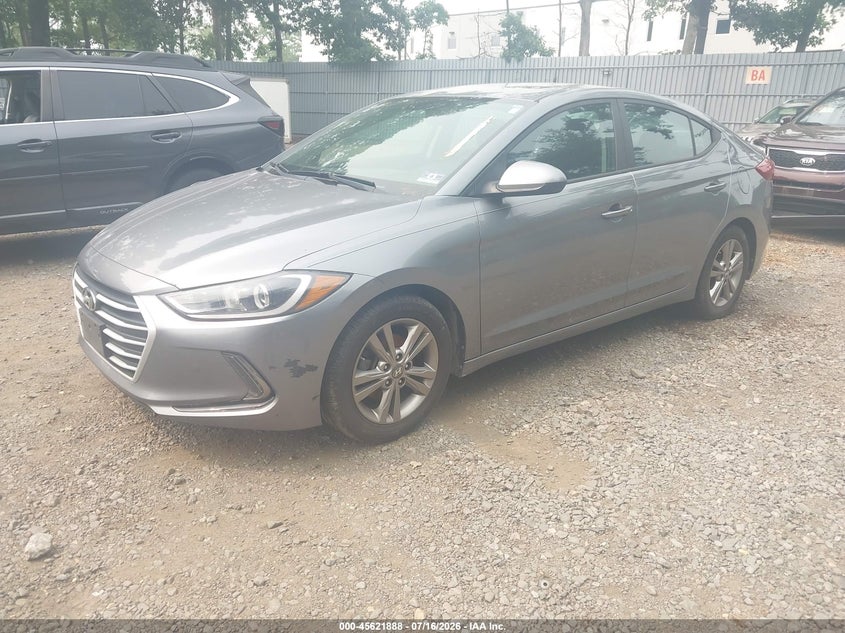2018 Hyundai Elantra VIN KMHD84LFXJU447037 IAAI salvage auction — NORMAL WEAR, Clear (New Jersey), sold $325 on 2026-07-22 (photo 2)