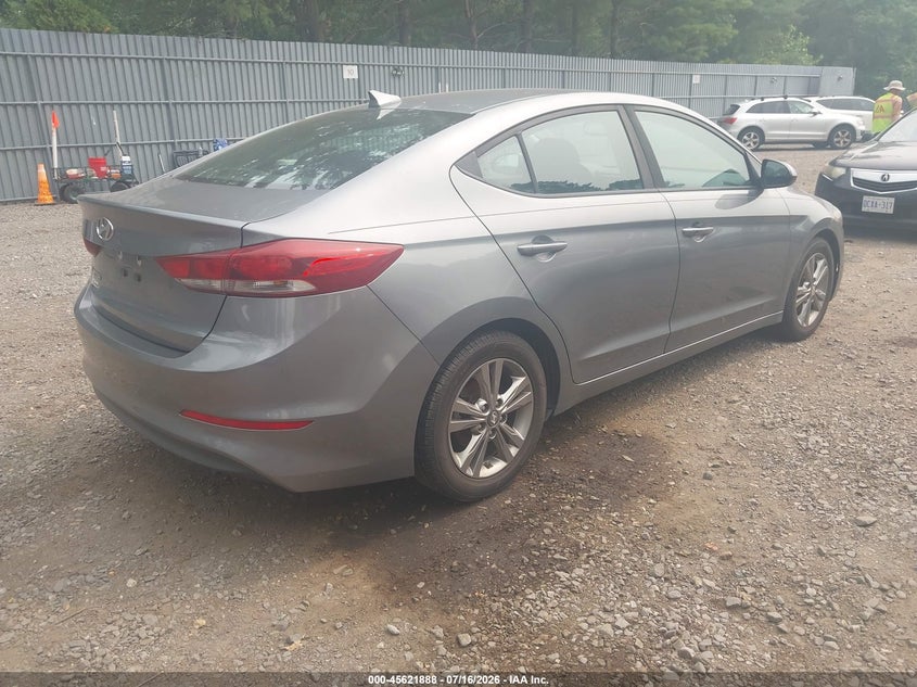 2018 Hyundai Elantra VIN KMHD84LFXJU447037 IAAI salvage auction — NORMAL WEAR, Clear (New Jersey), sold $325 on 2026-07-22 (photo 4)