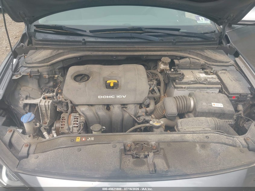 2018 Hyundai Elantra VIN KMHD84LFXJU447037 IAAI salvage auction — NORMAL WEAR, Clear (New Jersey), sold $325 on 2026-07-22 (photo 6)