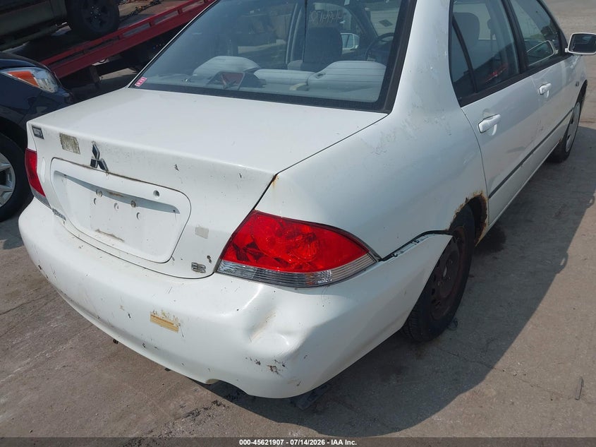 2005 Mitsubishi Lancer VIN JA3AJ26E45U053525 IAAI salvage auction — RIGHT REAR, Clear (Pennsylvania), sold $375 on 2026-07-28 (photo 6)