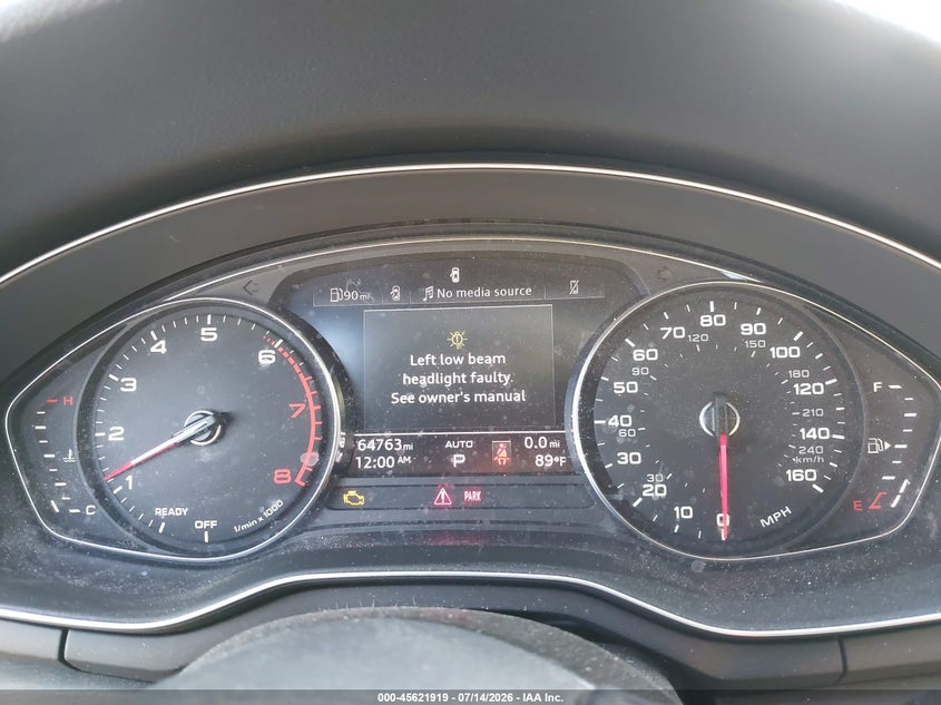 2021 Audi A4 VIN WAUDAAF46MN006826 IAAI salvage auction — SIDE, Salvage (Pennsylvania), sold $7,650 on 2026-09-01 (photo 7)