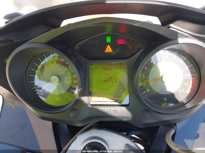 2007 BMW K 1200 VIN WB10597097ZN47007 IAAI salvage auction — NORMAL WEAR, Clear-Dealer Only (North Carolina), sold $400 on 2026-07-28 (photo 7)