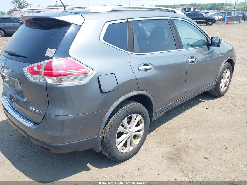 2016 Nissan Rogue VIN JN8AT2MV7GW134836 IAAI salvage auction — NORMAL WEAR, Clear (New Jersey), sold $525 on 2026-07-27 (photo 4)