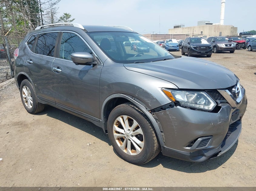 2016 Nissan Rogue VIN JN8AT2MV7GW134836 IAAI salvage auction — NORMAL WEAR, Clear (New Jersey), sold $525 on 2026-07-27 (photo 6)