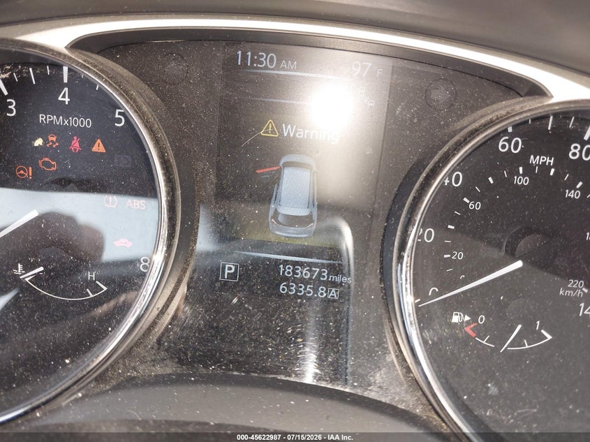 2016 Nissan Rogue VIN JN8AT2MV7GW134836 IAAI salvage auction — NORMAL WEAR, Clear (New Jersey), sold $525 on 2026-07-27 (photo 7)