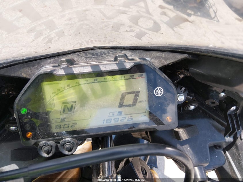 2020 Yamaha Yzf VIN MH3RH18Y9LK003568 IAAI salvage auction — REAR END, Salvage (Missouri), sold $450 on 2026-08-19 (photo 7)