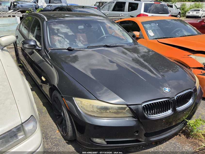 2009 BMW 3 series VIN WBAPM77519NL86602 IAAI salvage auction — ENGINE DAMAGE, Original (Ohio), sold $300 on 2026-08-19 (photo 1)