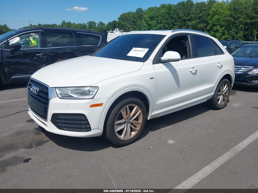 2018 Audi Q3 VIN WA1BCCFS8JR018487 IAAI salvage auction — NORMAL WEAR, Clear (North Carolina), sold $4,850 on 2026-07-29 (photo 2)