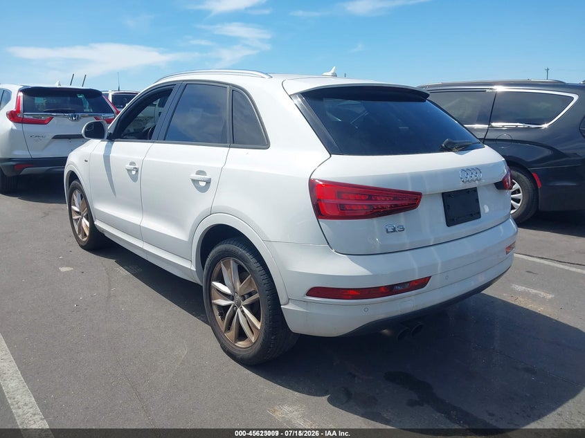 2018 Audi Q3 VIN WA1BCCFS8JR018487 IAAI salvage auction — NORMAL WEAR, Clear (North Carolina), sold $4,850 on 2026-07-29 (photo 3)