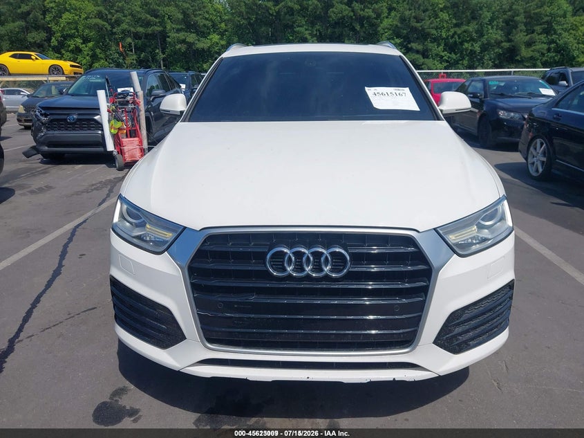 2018 Audi Q3 VIN WA1BCCFS8JR018487 IAAI salvage auction — NORMAL WEAR, Clear (North Carolina), sold $4,850 on 2026-07-29 (photo 6)