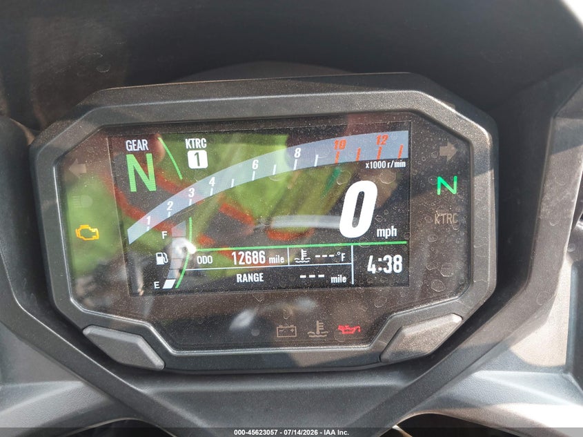 2023 Kawasaki Ninja VIN ML5EXER17PDA87373 IAAI salvage auction — RIGHT SIDE, Salvage - Greater Than 75% (Maryland), sold $25 on 2026-07-29 (photo 7)
