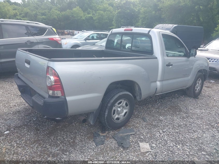 2010 Toyota Tacoma VIN 5TENX4CN1AZ711823 IAAI salvage auction — NORMAL WEAR, Clear (Tennessee), sold $1,450 on 2026-07-23 (photo 4)