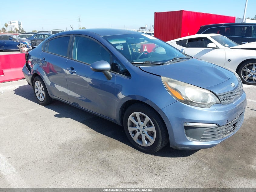 2016 Kia Rio VIN KNADM4A31G6564878 IAAI salvage auction — REAR END, Salvage (California), sold $425 on 2026-07-30 (photo 1)