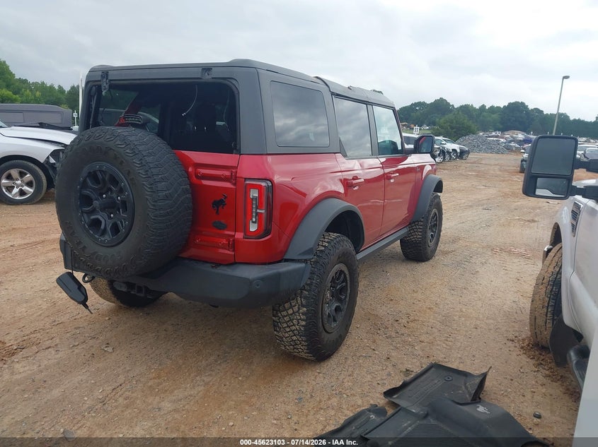 2021 Ford Bronco VIN 1FMEE5DP0MLB01292 IAAI salvage auction — ROOF, Wait Title, sold $18,000 on 2026-09-04 (photo 4)