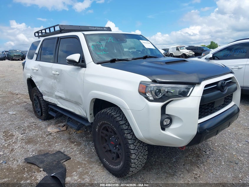 2021 Toyota 4runner VIN JTERU5JR7M5851710 — IAAI salvage auction photo