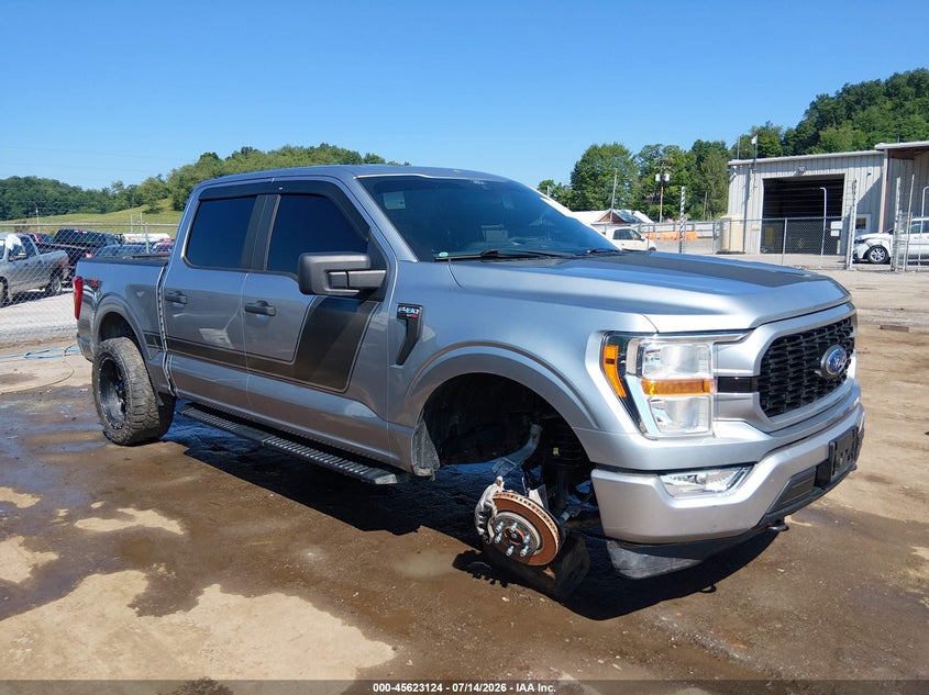 2021 Ford F-150 VIN 1FTEW1EP7MFA08180 — IAAI salvage auction photo