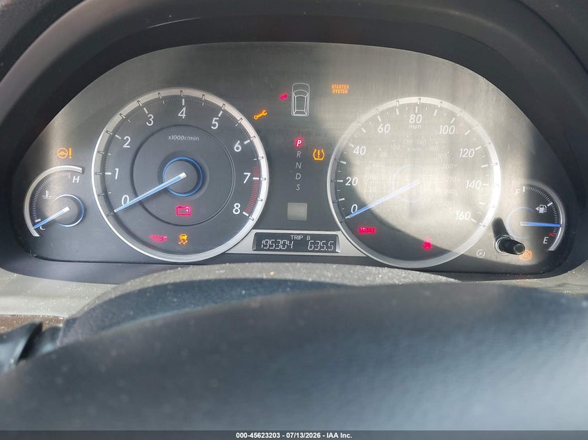 2014 Honda Crosstour VIN 5J6TF2H5XEL003477 IAAI salvage auction — NORMAL WEAR, Salvage Title, sold $1,050 on 2026-07-26 (photo 7)