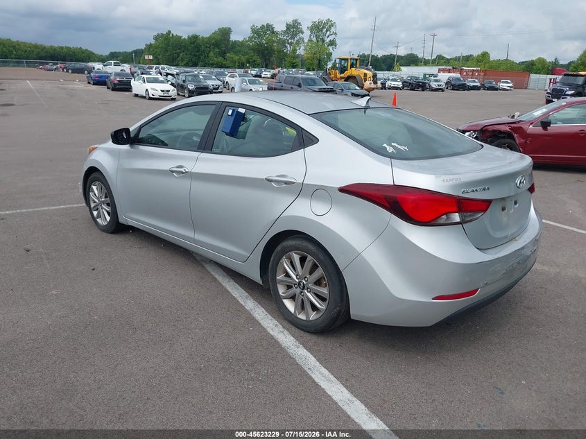 2015 Hyundai Elantra VIN 5NPDH4AE9FH608770 IAAI salvage auction — UNKNOWN, Salvage Title, sold $50 on 2026-07-19 (photo 3)