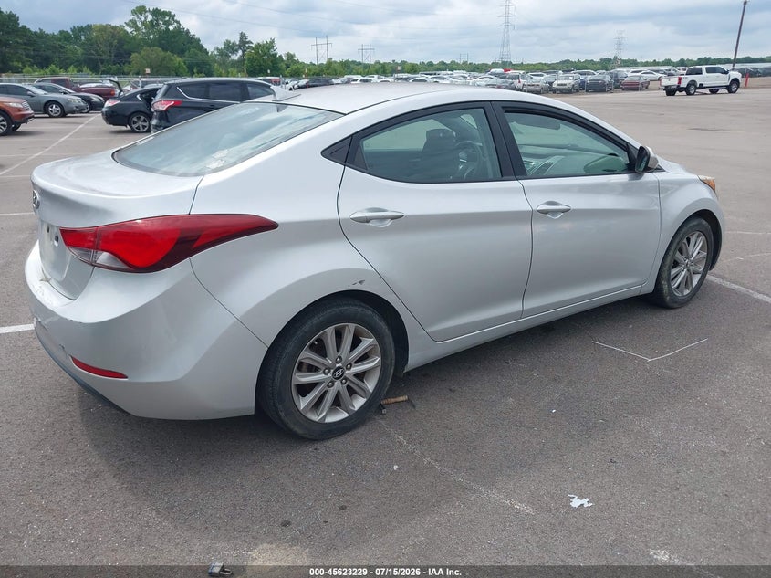 2015 Hyundai Elantra VIN 5NPDH4AE9FH608770 IAAI salvage auction — UNKNOWN, Salvage Title, sold $50 on 2026-07-19 (photo 4)