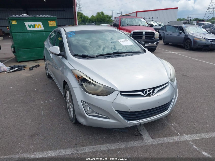 2015 Hyundai Elantra VIN 5NPDH4AE9FH608770 IAAI salvage auction — UNKNOWN, Salvage Title, sold $50 on 2026-07-19 (photo 6)
