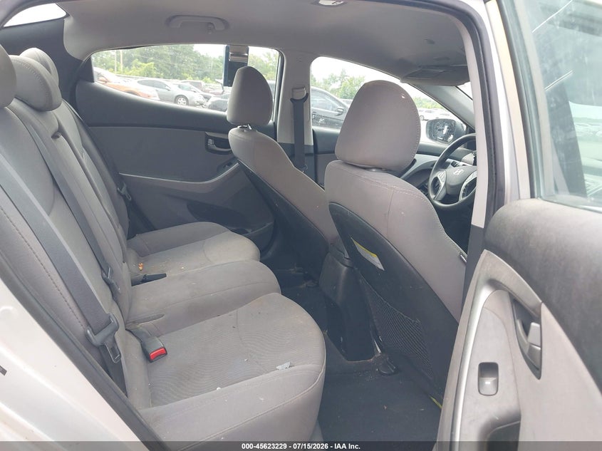 2015 Hyundai Elantra VIN 5NPDH4AE9FH608770 IAAI salvage auction — UNKNOWN, Salvage Title, sold $50 on 2026-07-19 (photo 8)