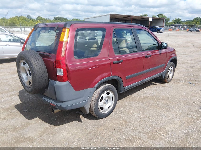 2004 Honda Cr-v VIN SHSRD68454U206629 IAAI salvage auction — NORMAL WEAR, Clear (Tennessee), sold $400 on 2026-07-29 (photo 4)